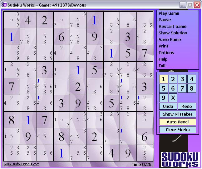 Sudoku Works Screenshot