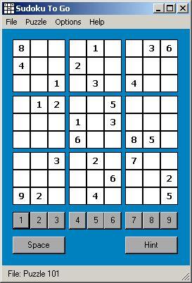 Sudoku To Go Screenshot
